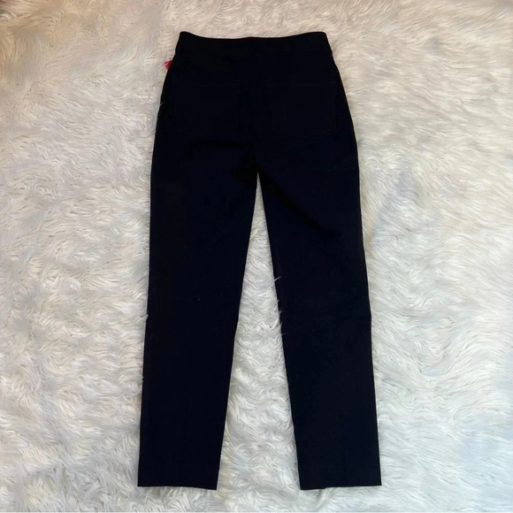 New SPANX On-the-Go Polished Ankle Slim Straight Pant Classic Navy NWT Women XS - Picture 9 of 10